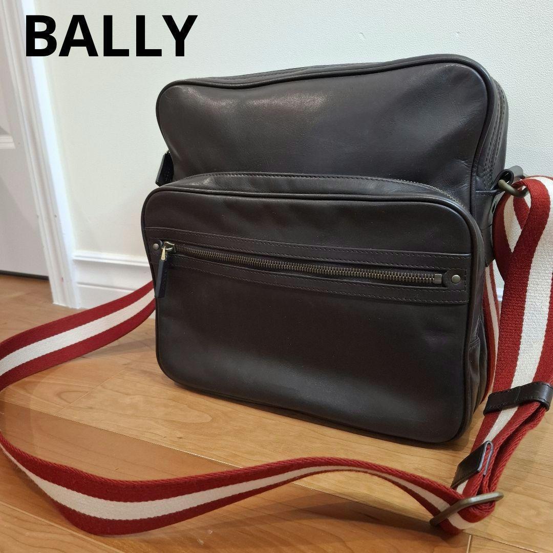 【バリー】本革レザー トレインスポッティング ショルダーバッグ メッセンジャー