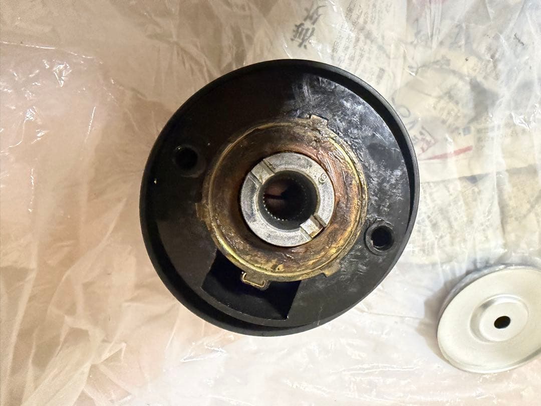 GM系 ビレット風 4スポーク ステアリング ボス/ホーンボタン付き【適合不明】