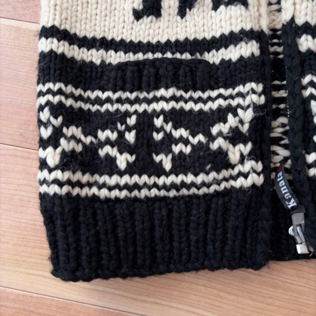 KANATA カウチンニット カナダ製 ブラック