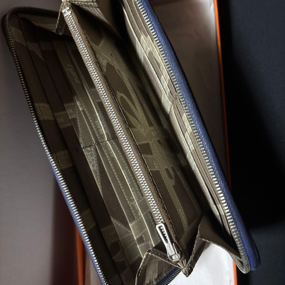HERMES シルクインロング　長財布