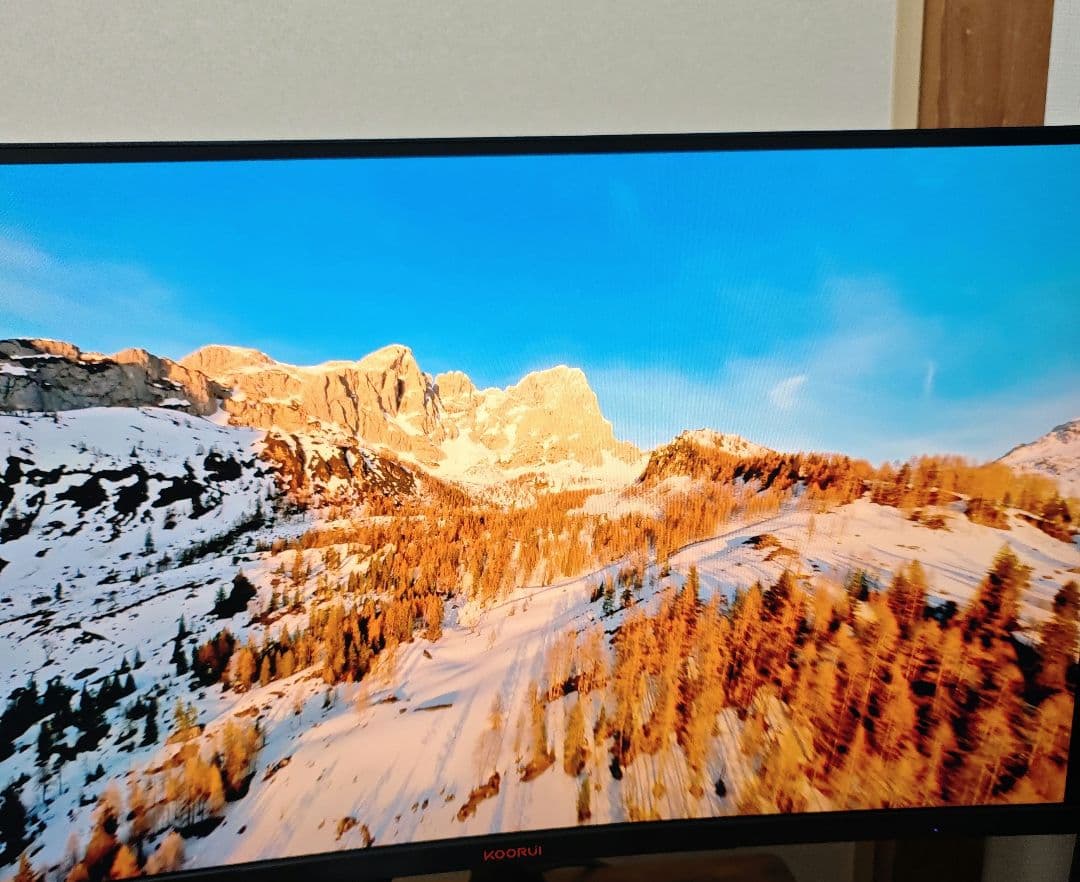 KOORUI 27E6QC モニター27インチ曲面 QHD 144Hz