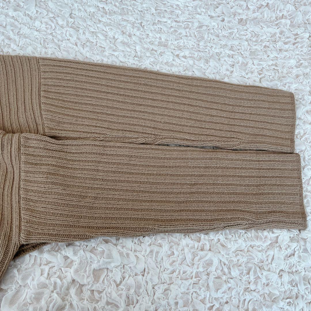 ドゥーズィエムクラス 23AW Cropped Wideリブプルオーバー ニット