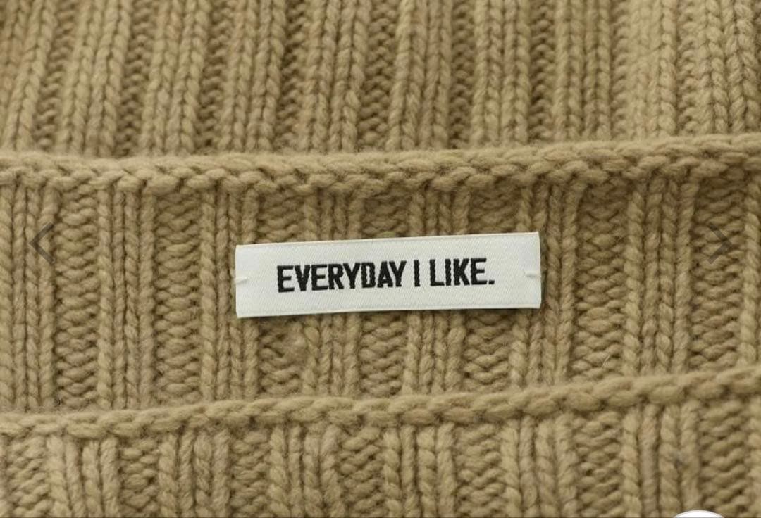 ドゥーズィエムクラス 23AW Cropped Wideリブプルオーバー ニット