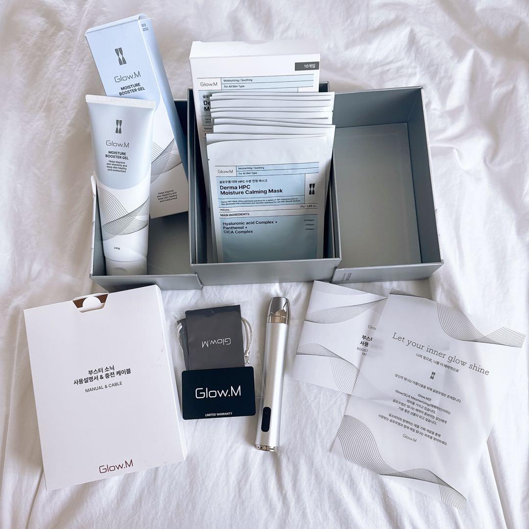 【美品訳アリ】glow.m グローエム ブースターソニック　美顔器