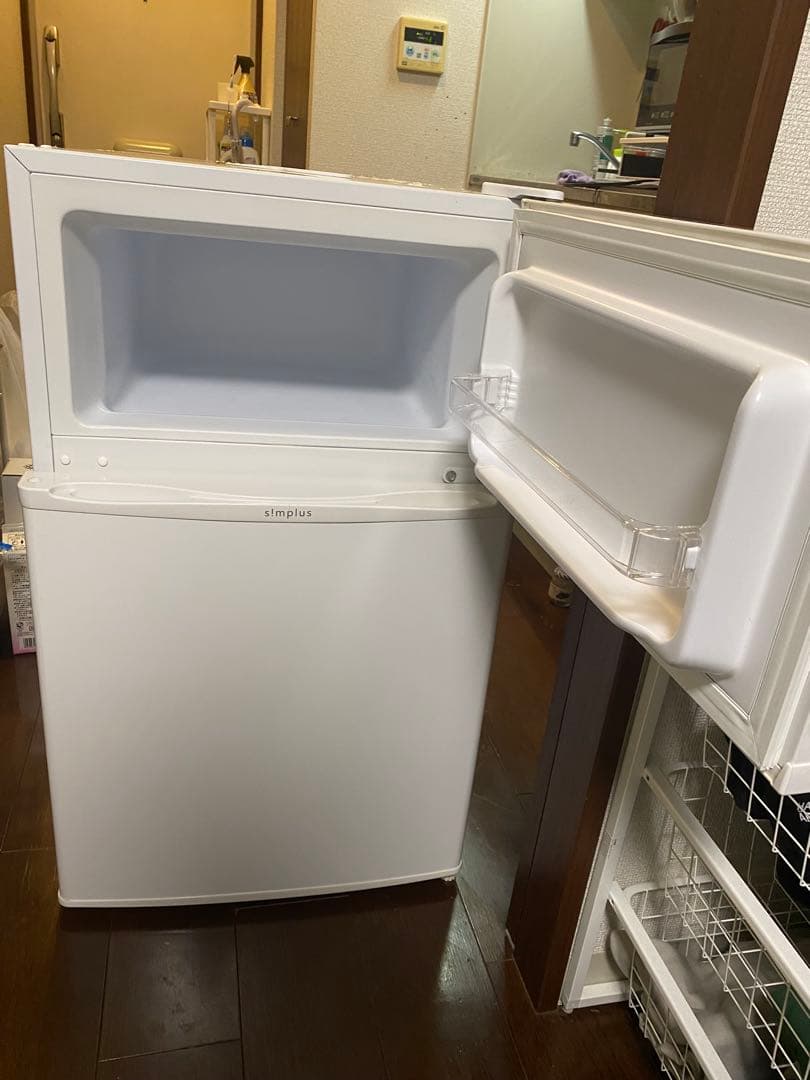simplus 冷蔵庫 小型 2ドア 90L