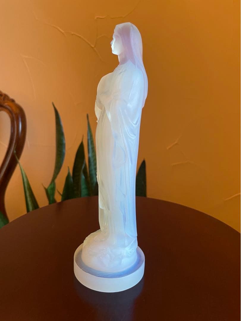 【エトラン】オパリンガラス　ルルドの聖母マリア像