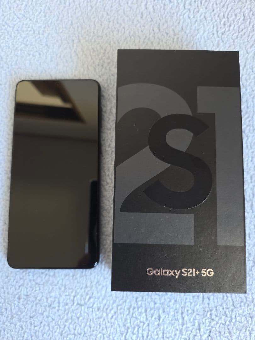 【au】Samsung Galaxy S21+ 5G ブラック本体　SIMフリー