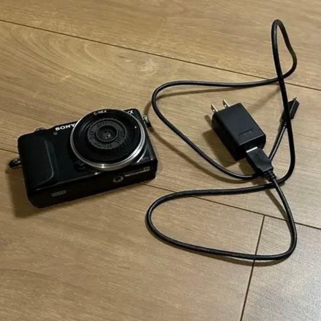 【美品】SONY NEX-3N 本体+バッテリー+充電器+Wtulens