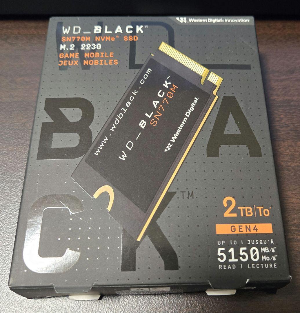 内蔵型SSD WD BLACK SN770M 2TB M.2 2230 SSD