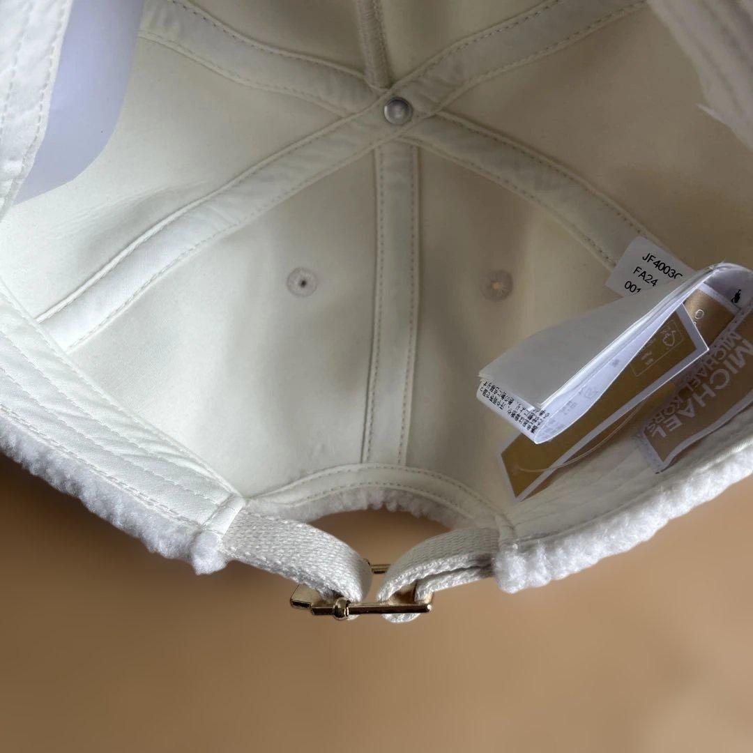 MICHAELKORS マイケルコース キャップMK刺繍　ロゴ 白