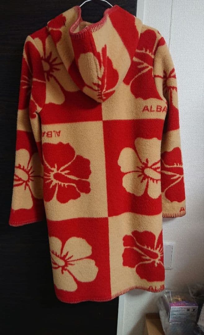 ALBA ROSA アルバローザ　ダッフル　ブランケットコート 升目コート