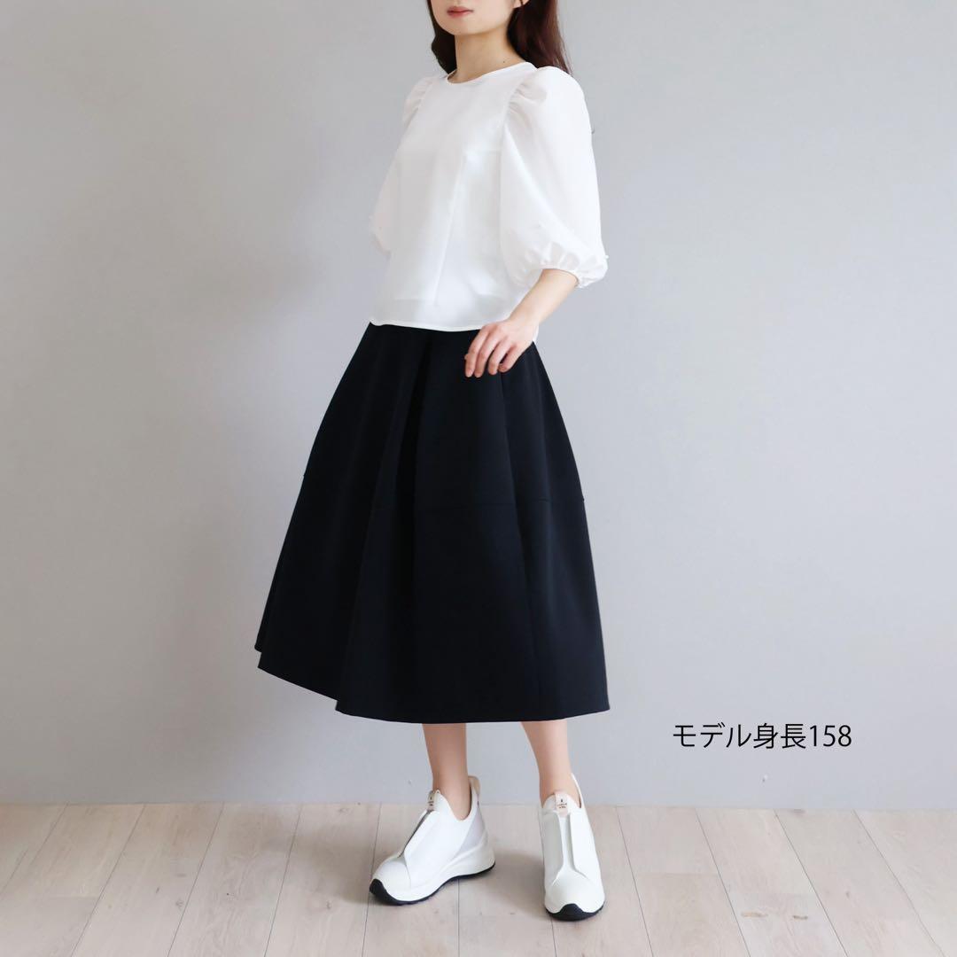 未使用級 ジョリーミニョン パール付きパフブラウス 36 新作✨️