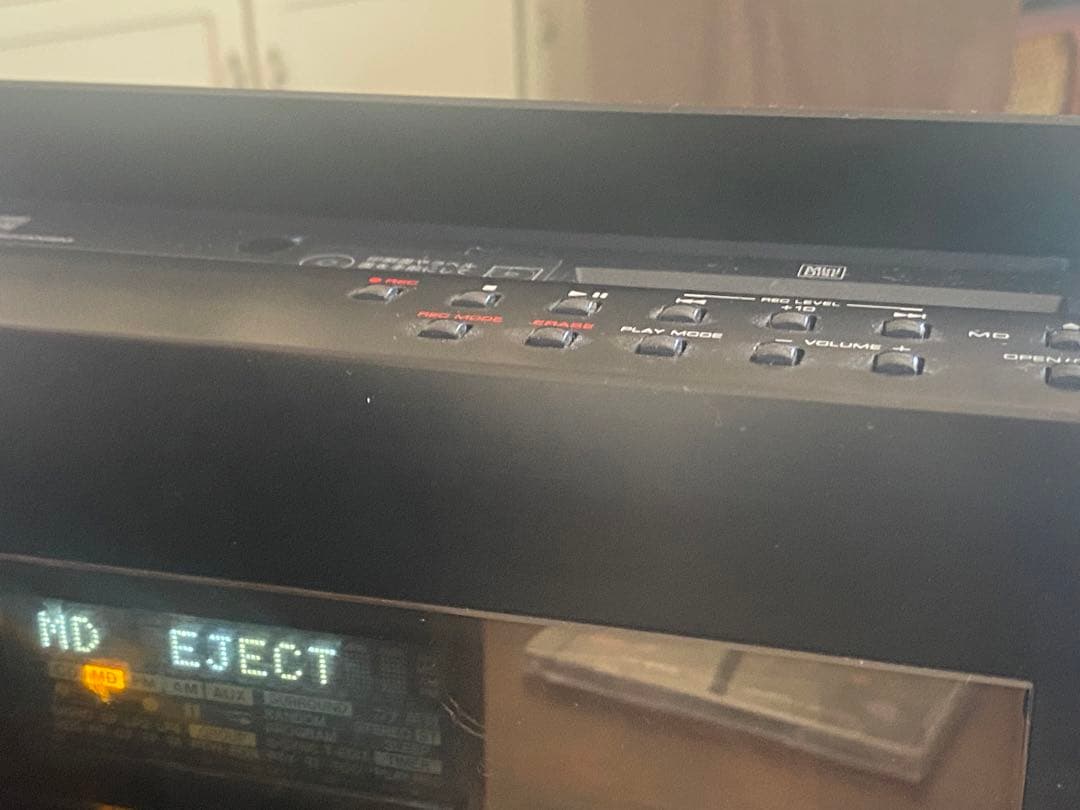 SHARPの1bit5.6MHzミニコンSD-SG40CD.MD動作ドア開閉不具