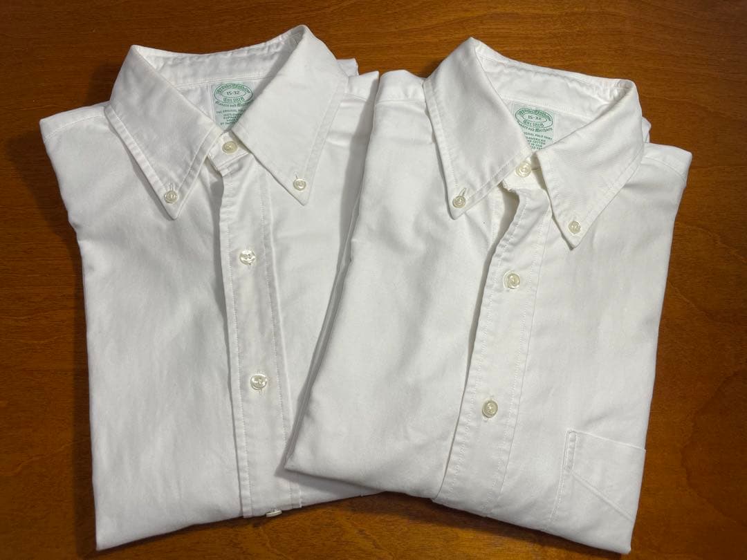 【2枚セット】90s Brooks Brothers USA ボタンダウンシャツ