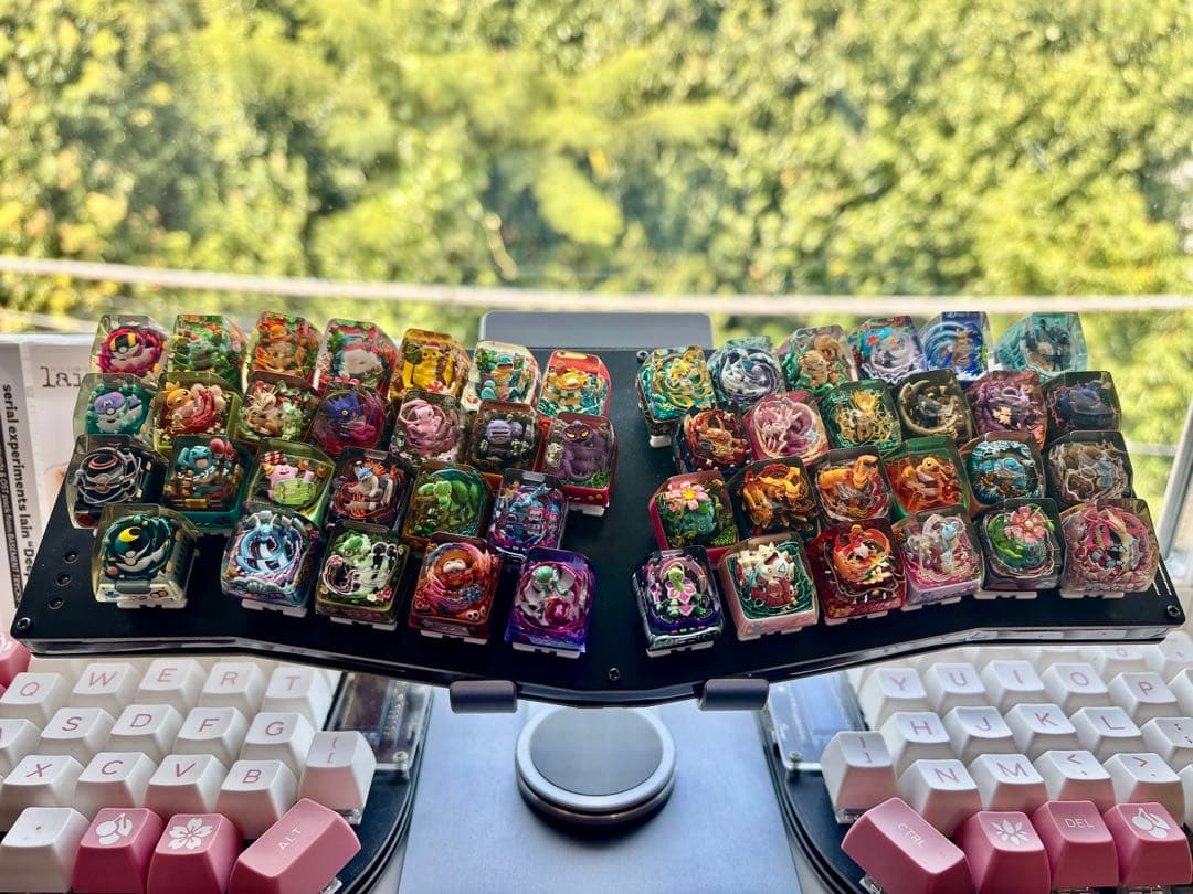 S-Craft Studio製ポケモン Artisanキーキャップ自作キーボード