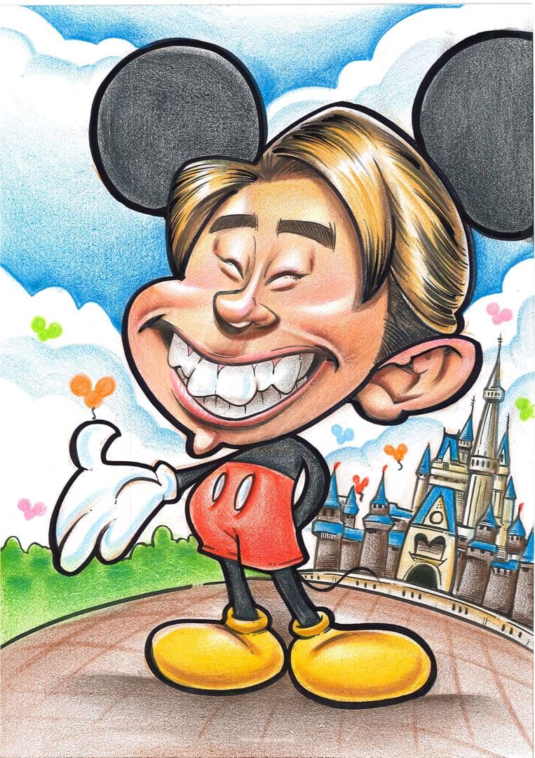 世界で1枚のオーダーメイド似顔絵★還暦☆ご両親プレゼント★感謝の気持ち