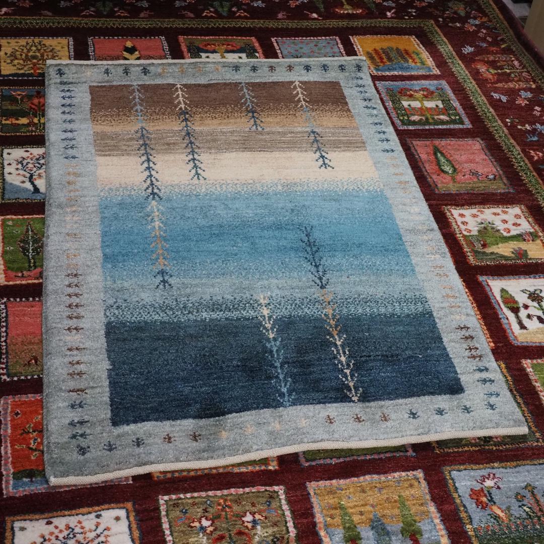 ゾランヴァリ　ギャッベ（ラグサイズ）・アマレ　1．17×0．8ｍ