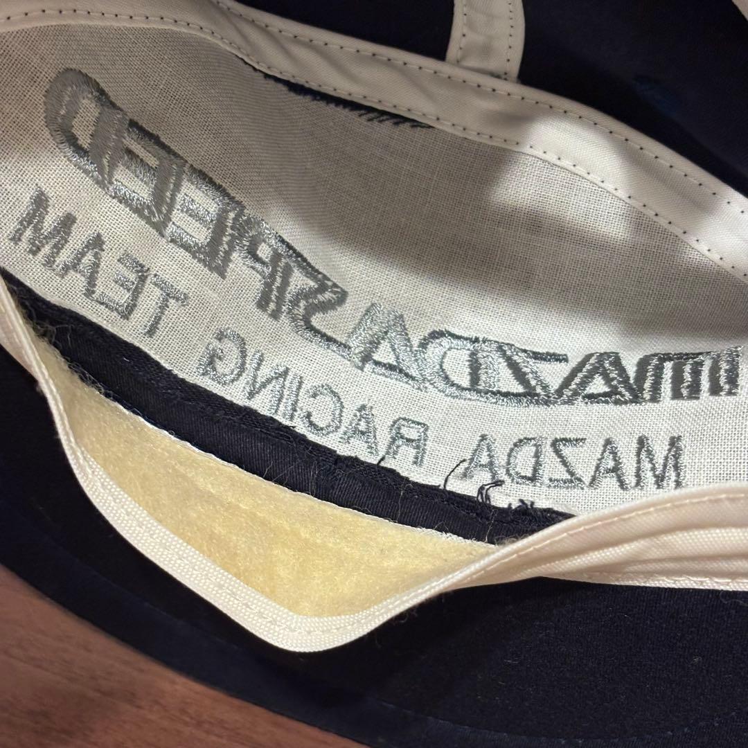 MAZDASPEED　マツダレーシングチーム　キャップ　日本製　ネイビー