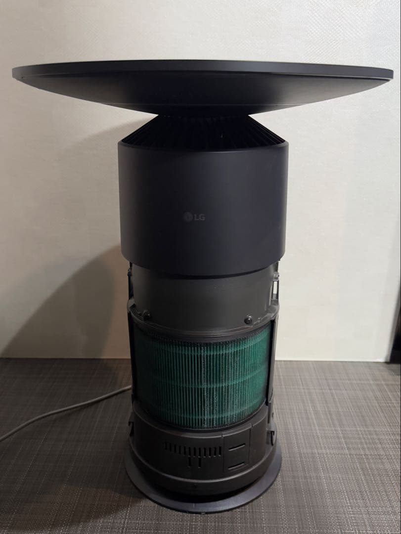 ラウンド型 マルチ機能空気清浄機 AeroFurniture LG