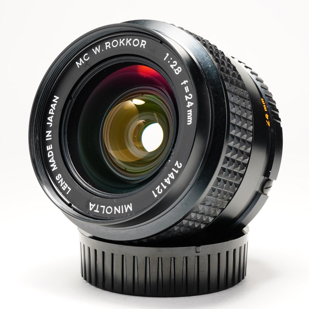 希少【極美品】動作◎ ミノルタ MC W.ROKKOR 24mm F2.8 21