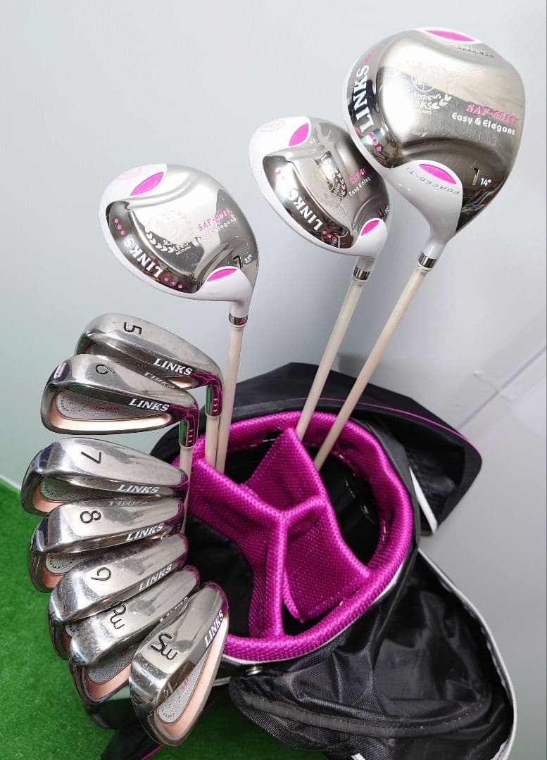 レディース ゴルフクラブセット LINKS SAF-601L 10本 初心者