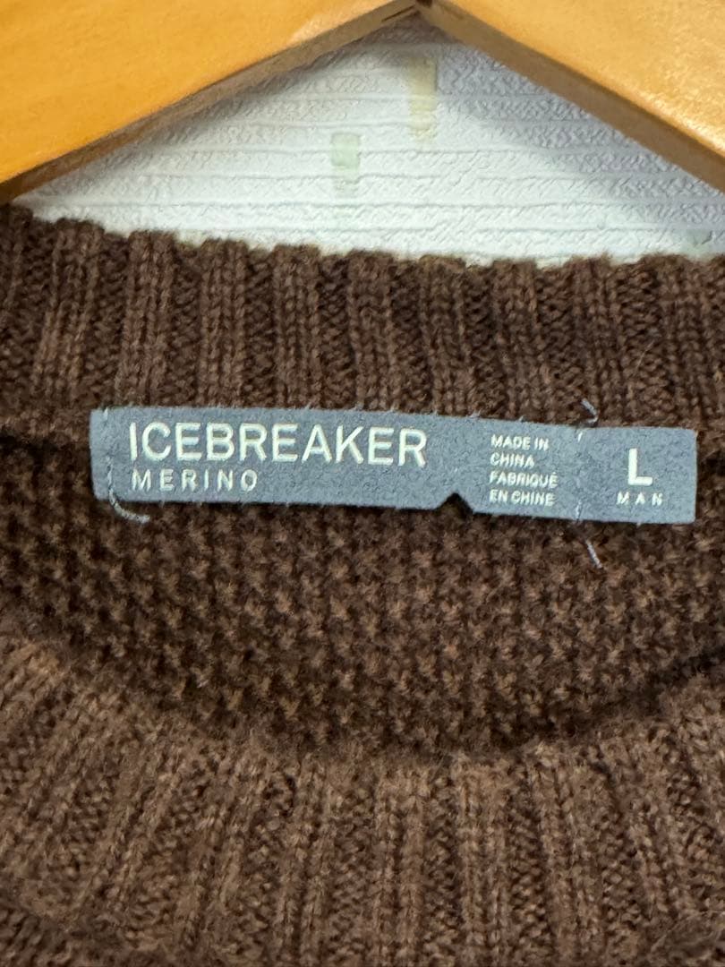 ICEBREAKER ウールニット L ブラウン