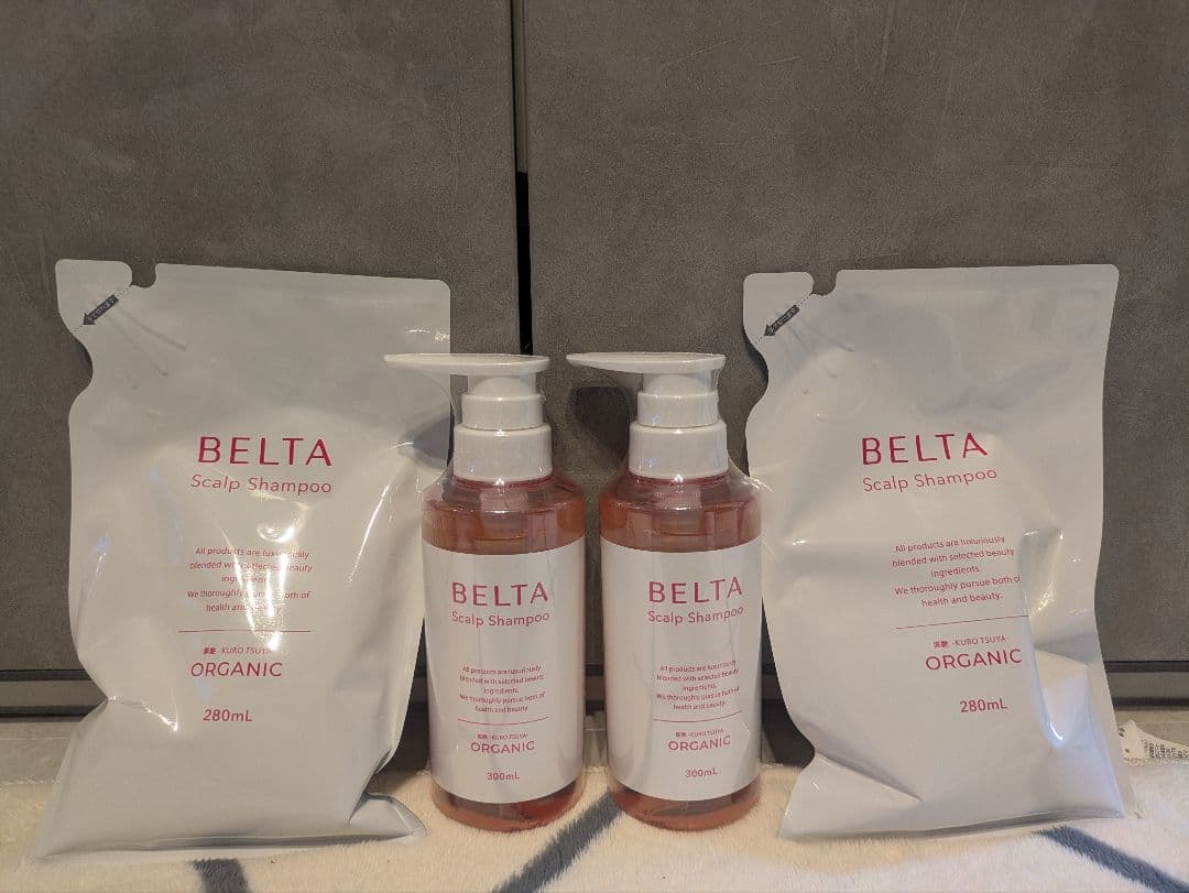 BELTA スカルプシャンプー 本体2本+詰替え2袋　セット