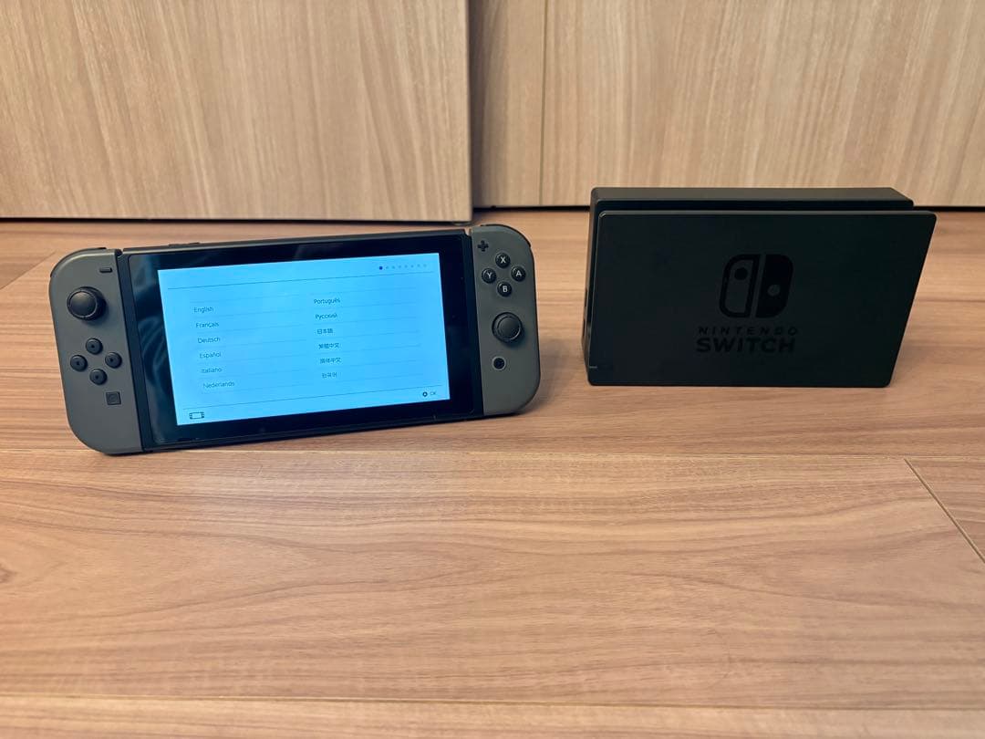 【値下/備品多数】ニンテンドースイッチグレー 本体