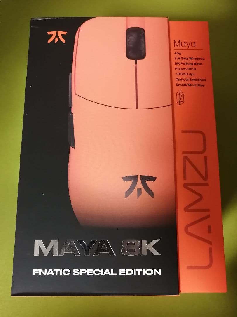 マウス・トラックボール LAMZU MAYA 8K Fnatic Special Edition