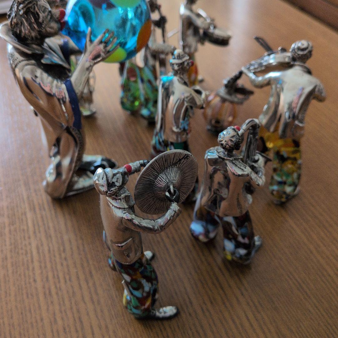 専用再出品 MURANO ムラノガラス ANGINI作 アンティーク人形セット