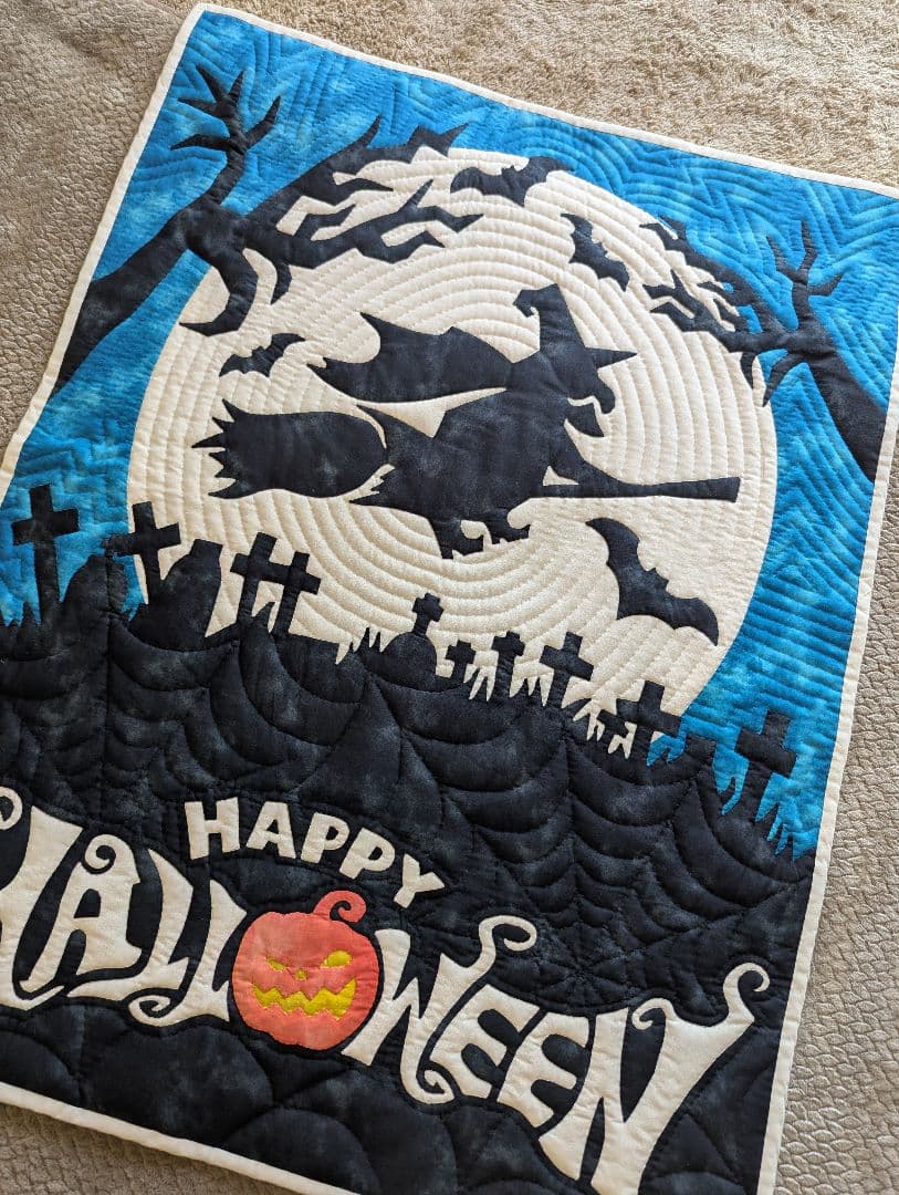 ハワイアンキルトタペストリー　３時のあなた