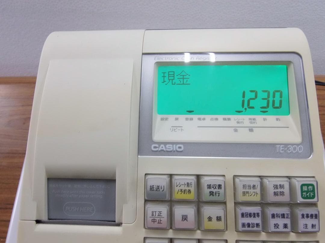 メディカルレジスター希少 CASIO TE-300-MED 歯科 250620