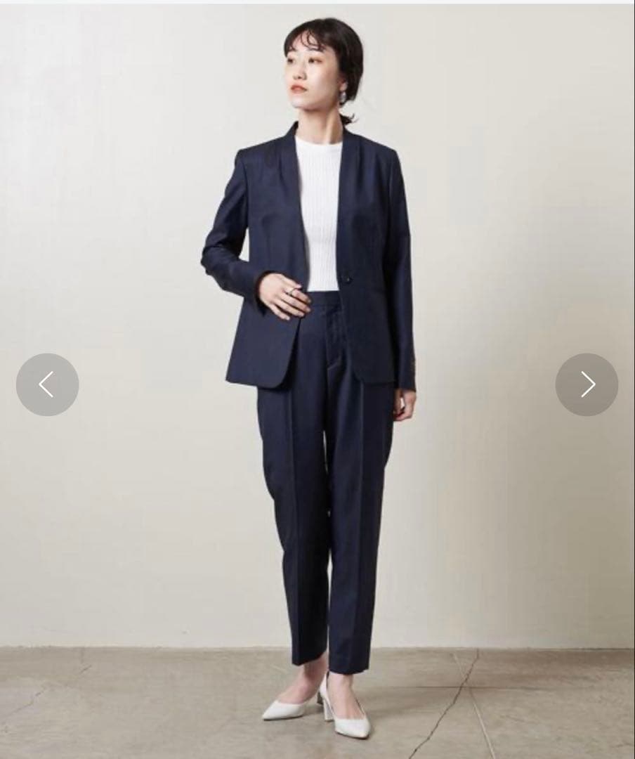 【ユナイテッドアローズ】セットアップ カノニコ ノーラペル ジャケット パンツ