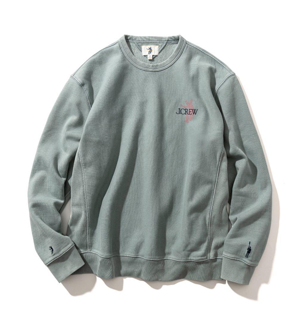 トップス J.CREW UNION 14OZ FLEECE LS CREW