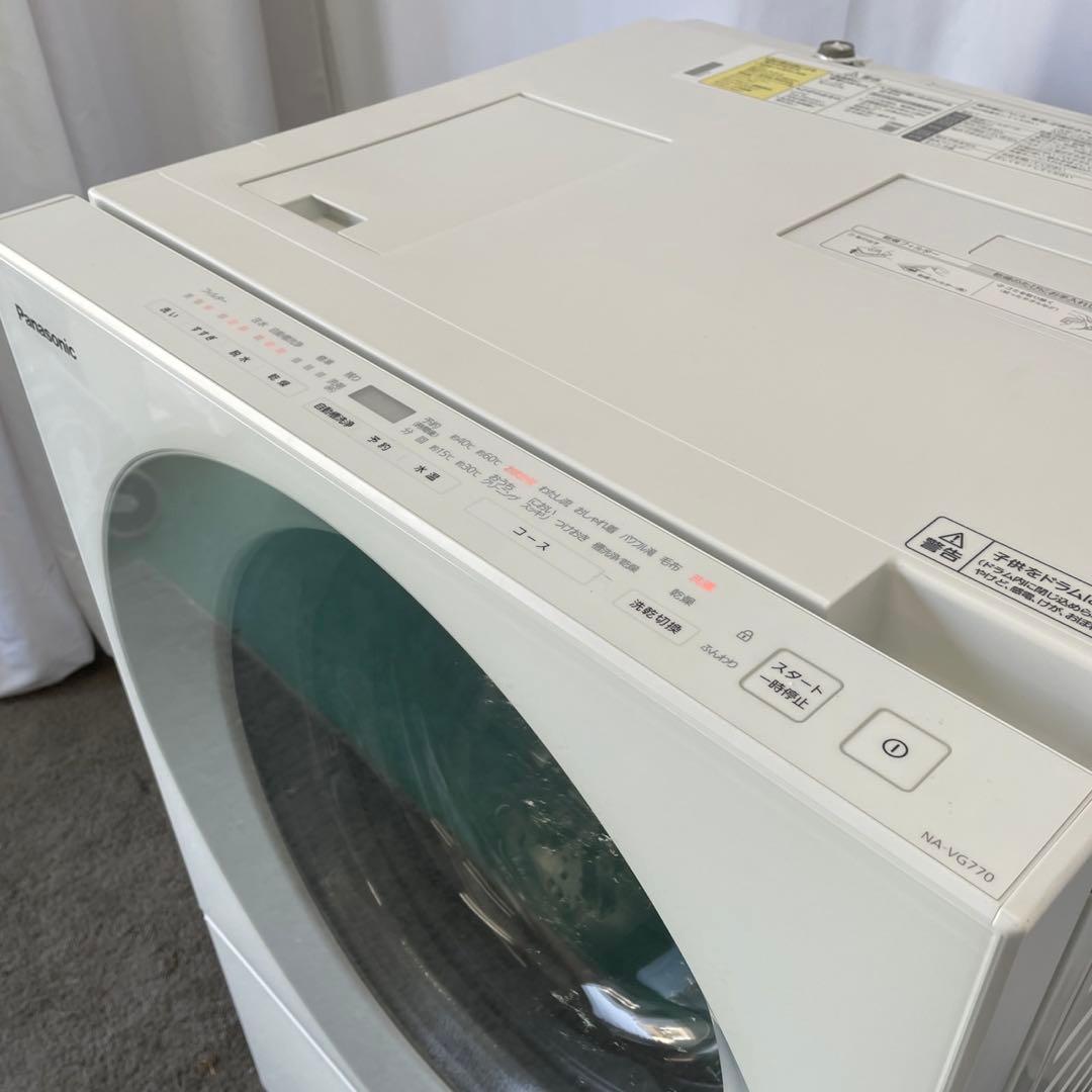431 ⭕️ドラム式洗濯機　パナソニック　23年　7キロ　綺麗　安い　設置無料
