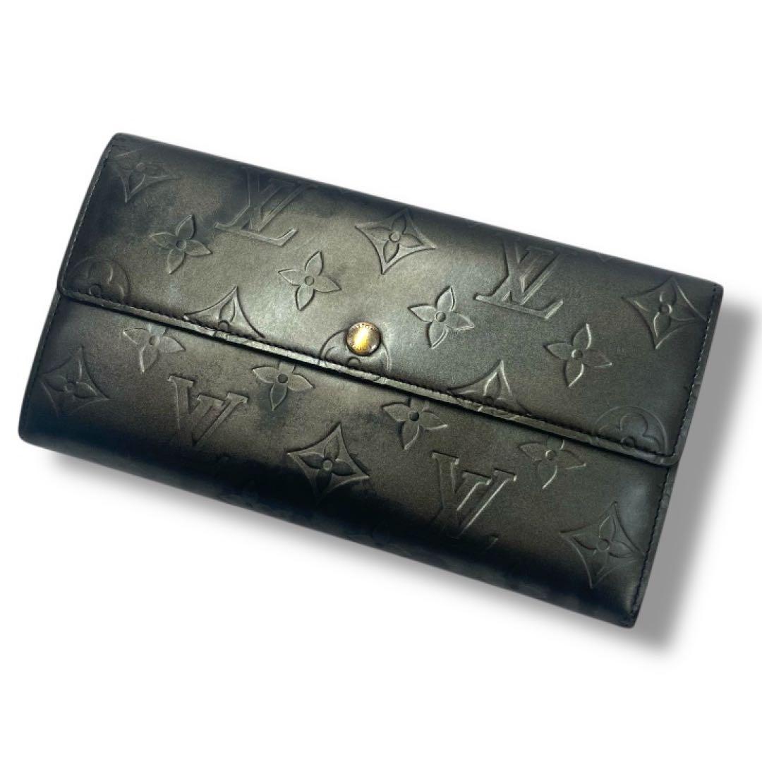 Louis Vuitton ルイ・ヴィトン　マット ポルトトレゾール　グレー