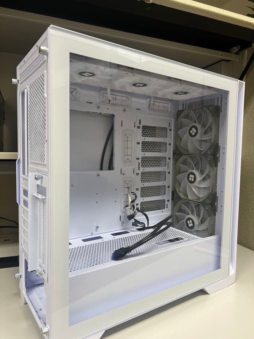 オウルテック デスクトップpcケース 白 ATX、Micro-ATX対応