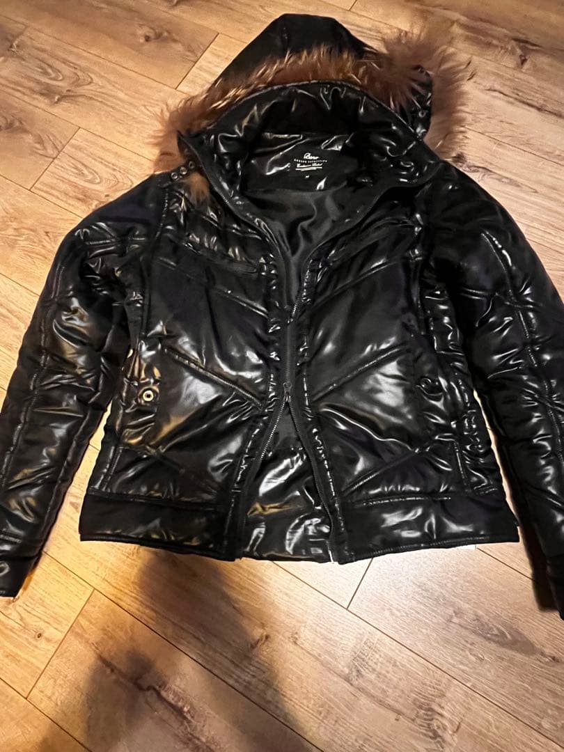 Beno ダウン　平成　Y2K v系　ダブルジップ　ファー　お兄系　ギャル