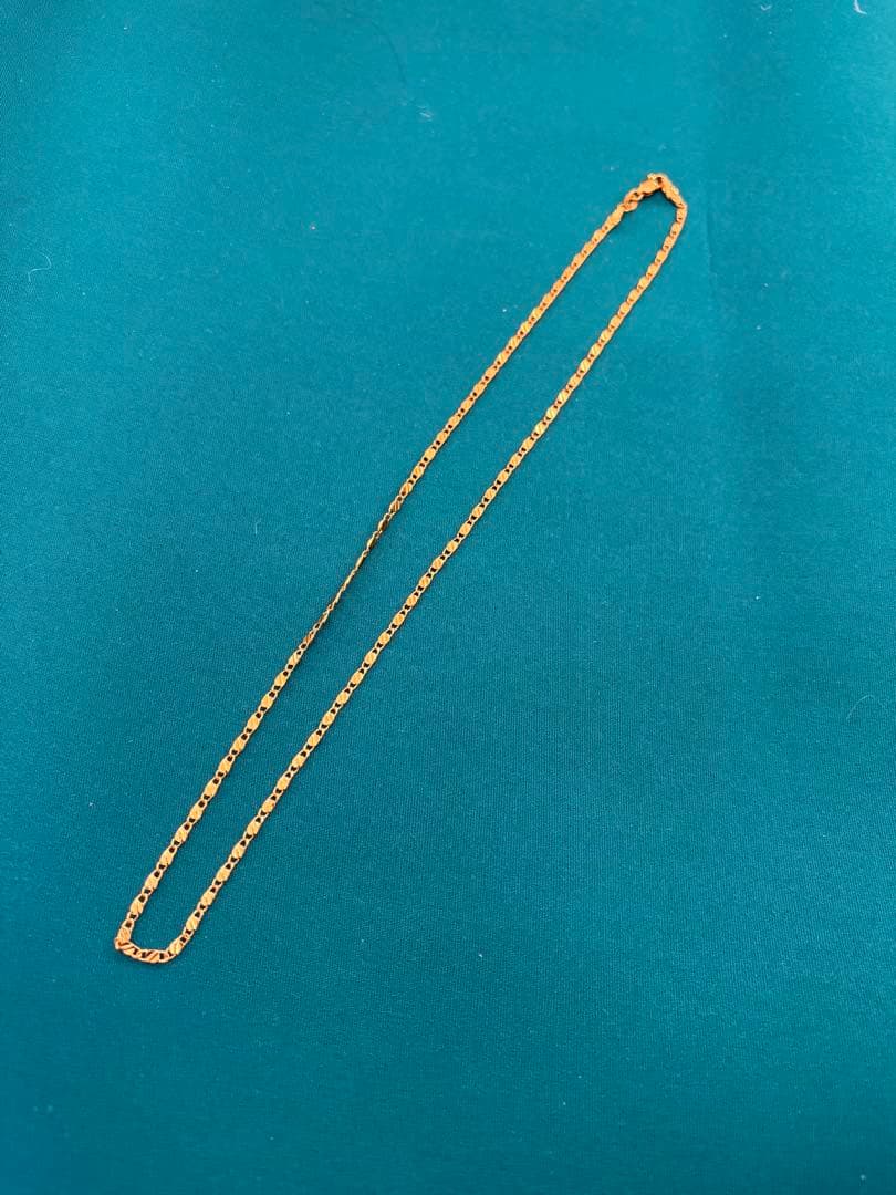 18k刻印ありゴールドネックレス50センチ 遺品整理