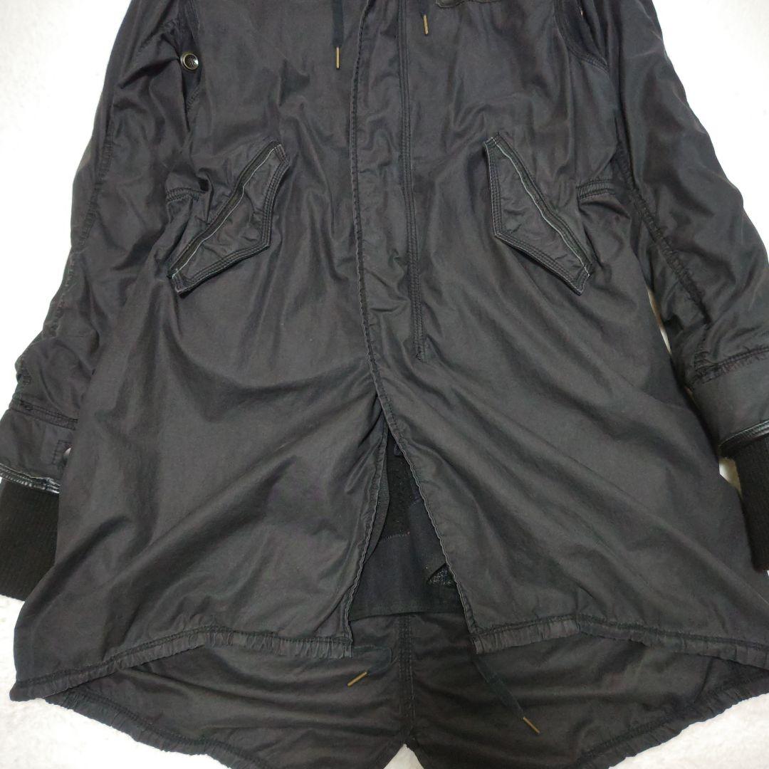 y2k goa ミリタリーコート ブラック ファー Y2K G.O.A ロング