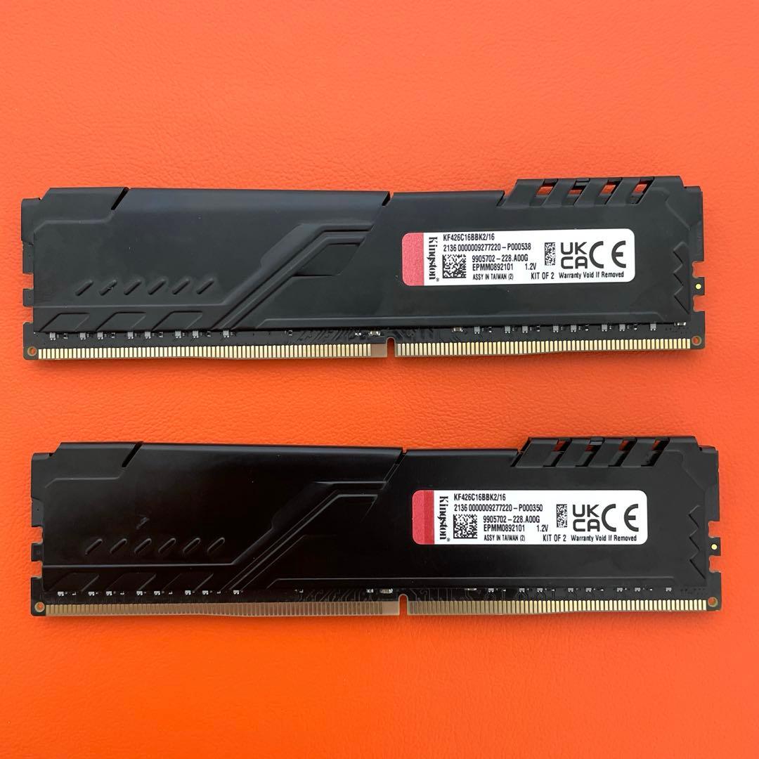 メモリー KINGSTON FURY BEAST DDR4 16GB (8GBx2)