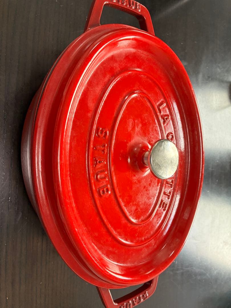 STAUB ピコ・ココット オーバル 27cm チェリー／レッド
