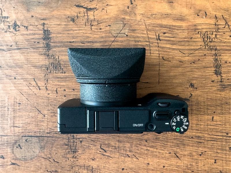 RICOH GRII　フードアダプターGH-3：BLACK MIST No5