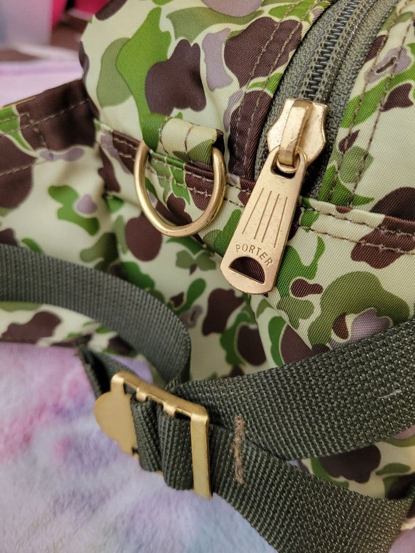ほぼ未使用‼️PORTER JOEPORTER 迷彩 ボディバッグ スヌーピー