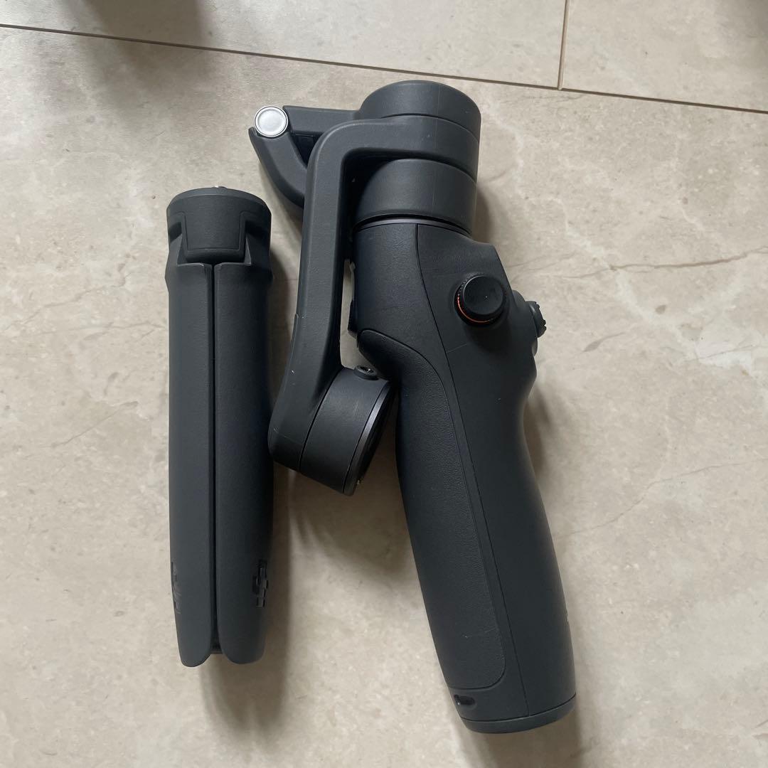 DJI OM6ブラックジンバルスタビライザー