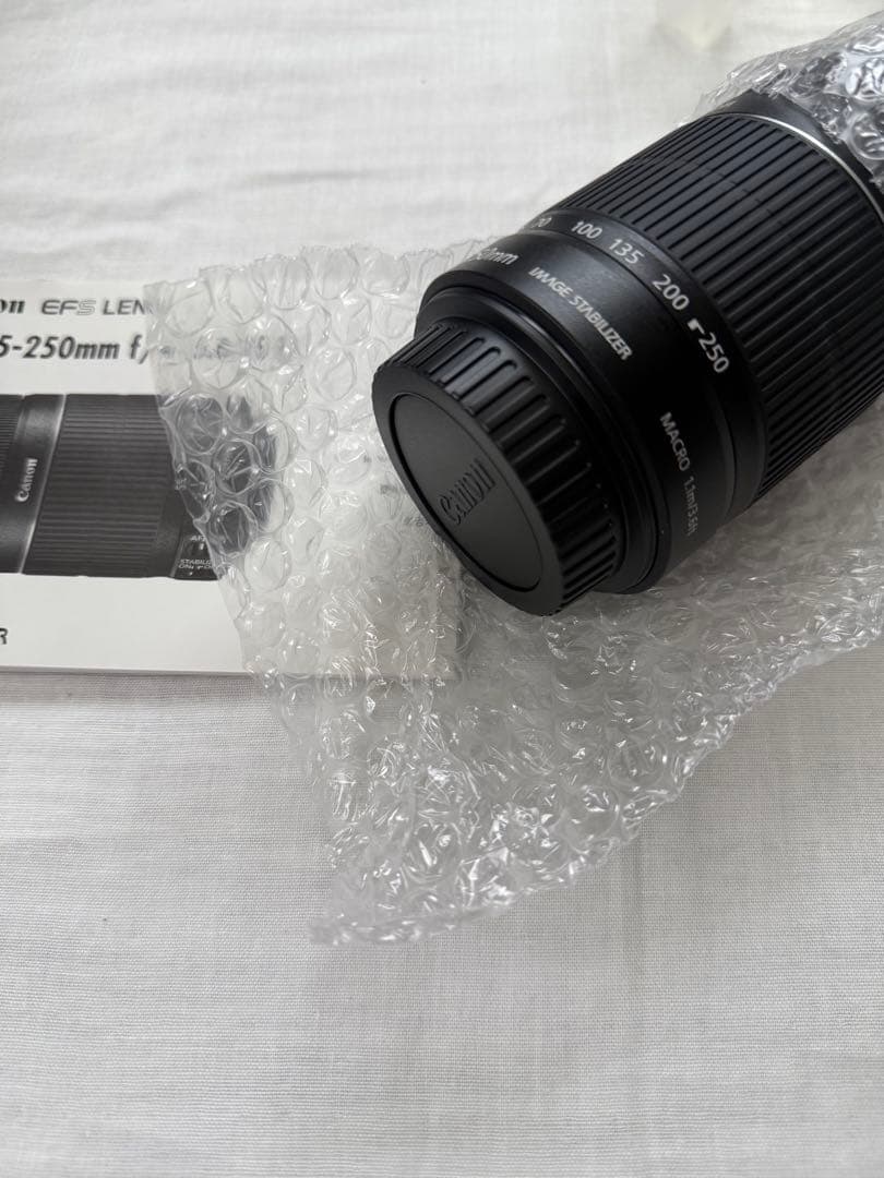 CANONズームレンズEF-S 55-250mm F4-5.6 IS Ⅱ 新品