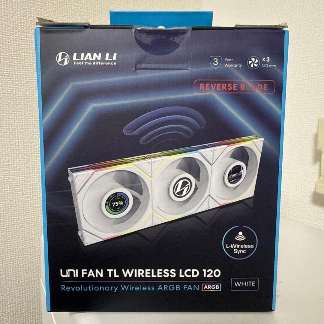 PC用ファン・クーラー Lian Li UNI FAN RS TL LCD WIRELESS 120