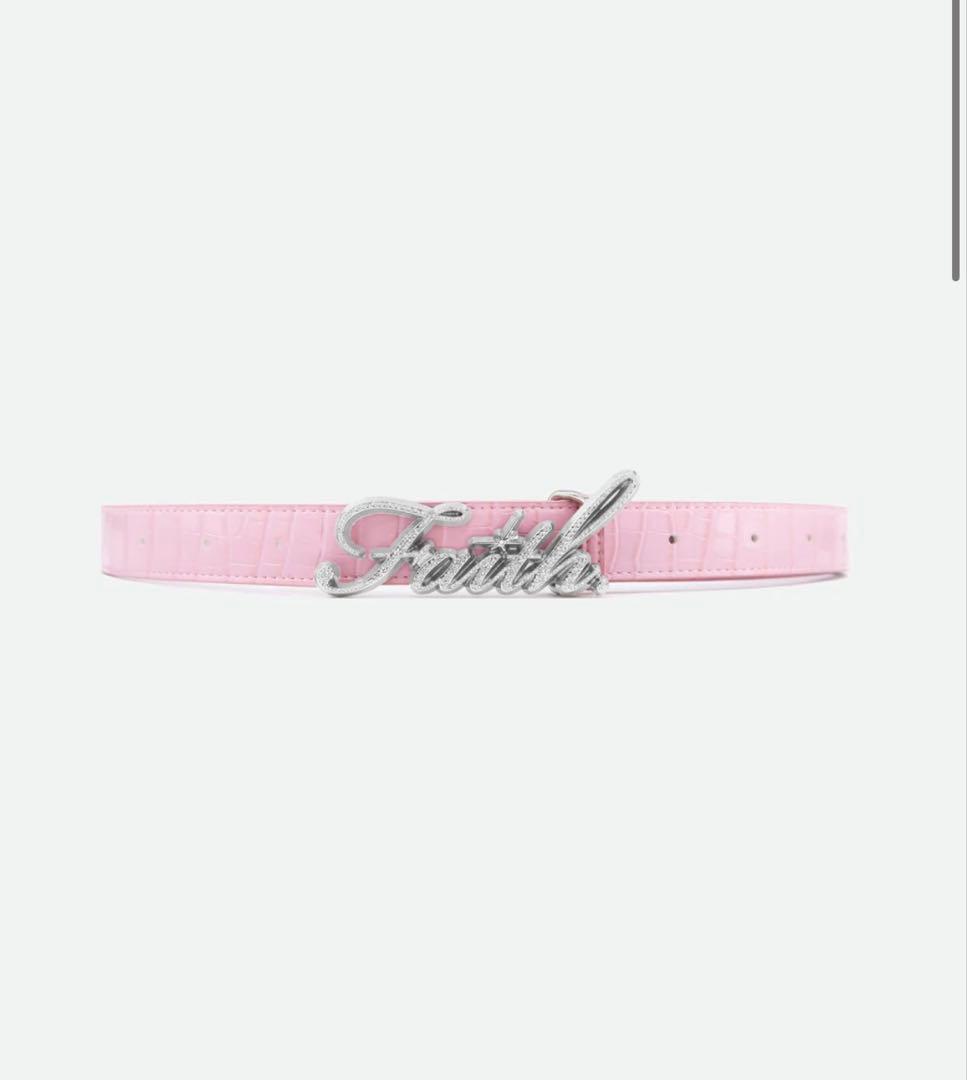 円堂守着用Faith by Luis PINK CROCODILE BELT