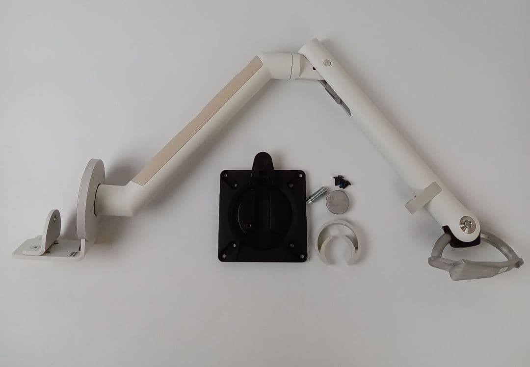 モニターアーム クランプ式 ホワイトCBS/ No.184