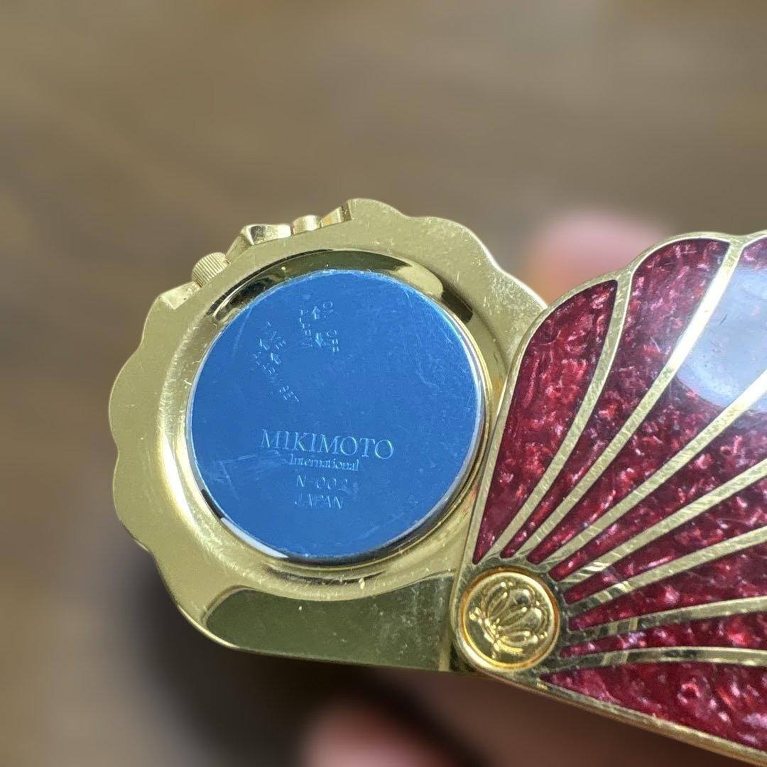 MIKIMOTO 貝殻型懐中時計